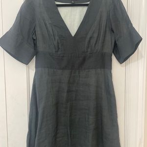 banana republic green mini dress